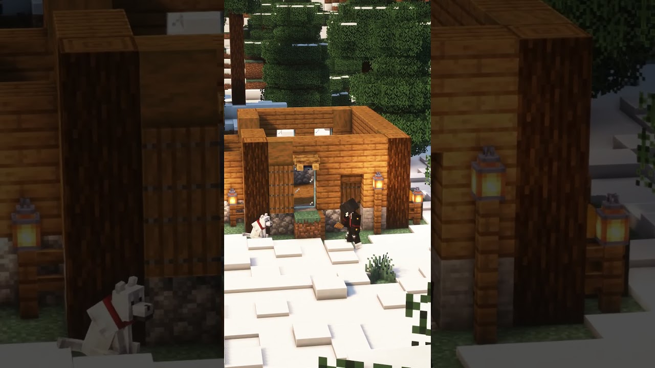 Minecraft Cozy Winter House 🏠 #minecraft