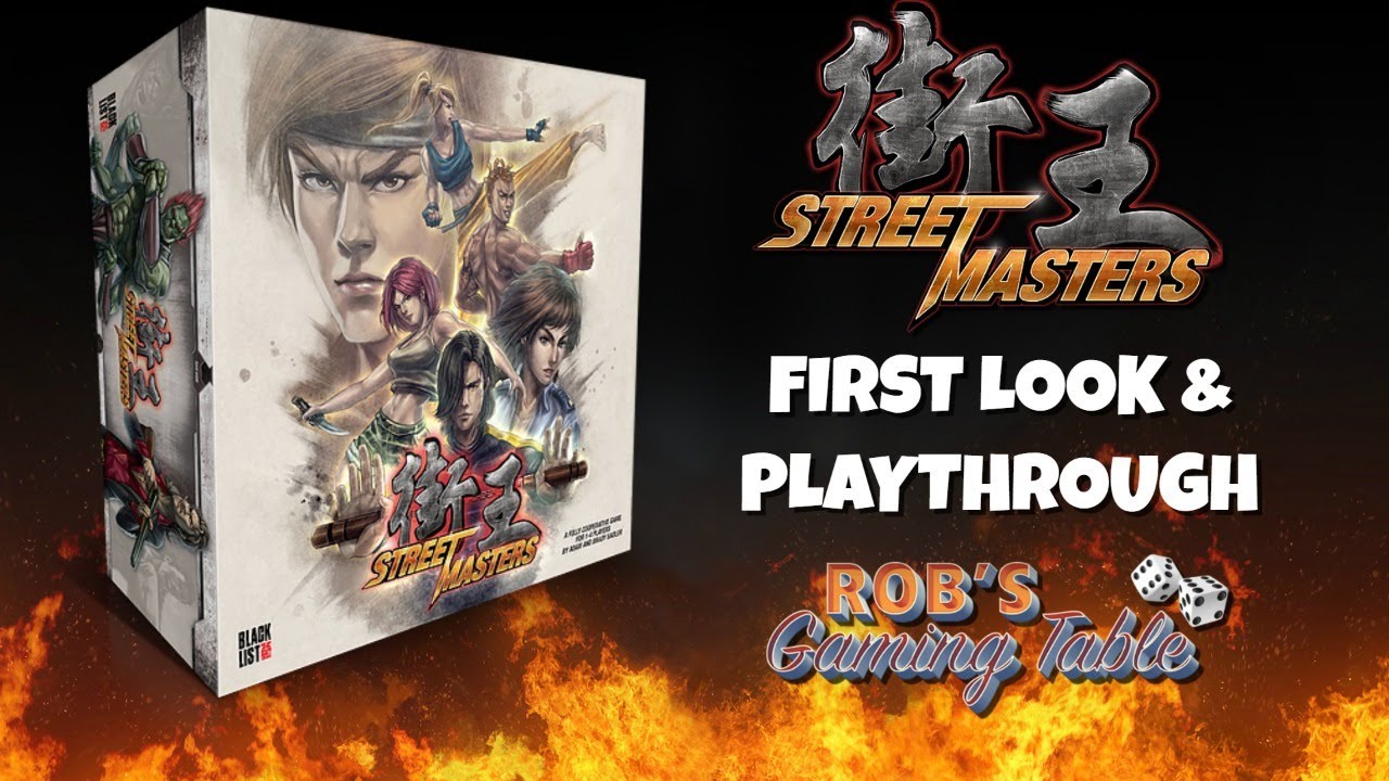 Street Masters First Look & Solo Playthrough 🕹️👊🎲