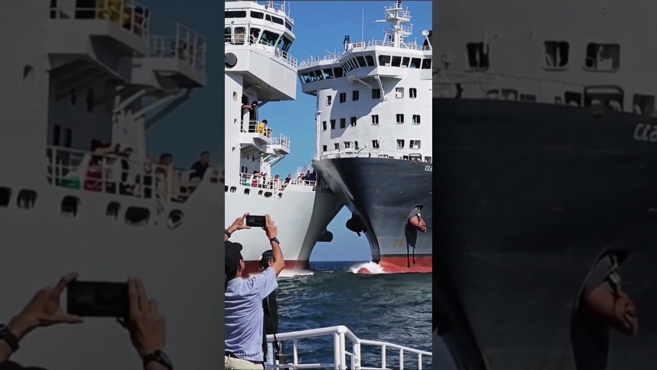 🚢 &ldquo;They Just Crashed?!?&rdquo; &ndash; Ship Collision Stuns Everyone on Board! 🌊😱