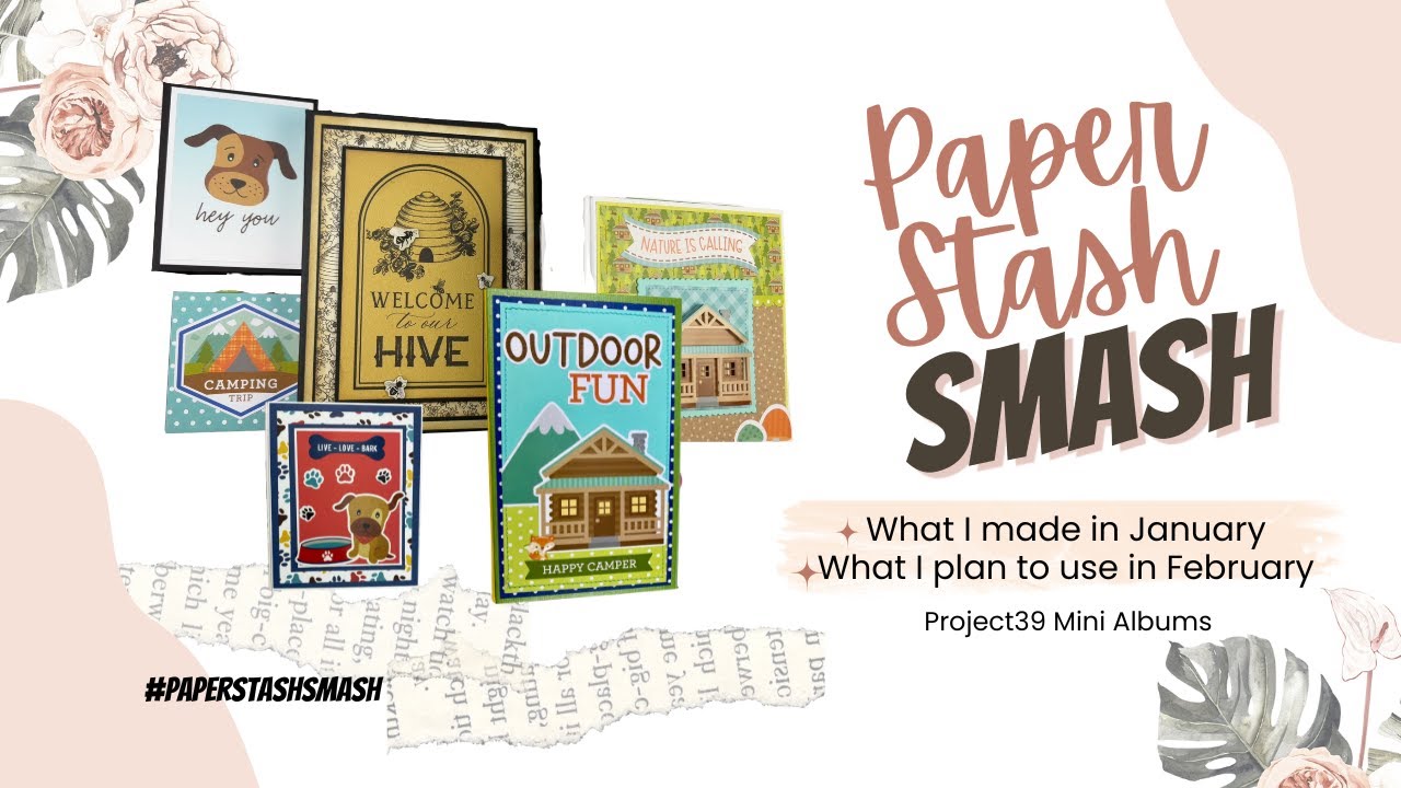 All the Mini Scrapbook Albums that I made in January using things from my Stash #paperstashsmash