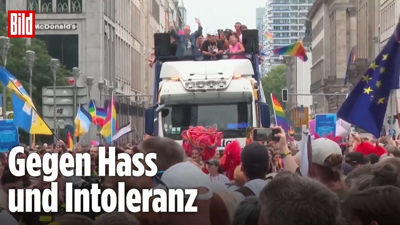 Berlin: Hunderttausende feiern CSD
