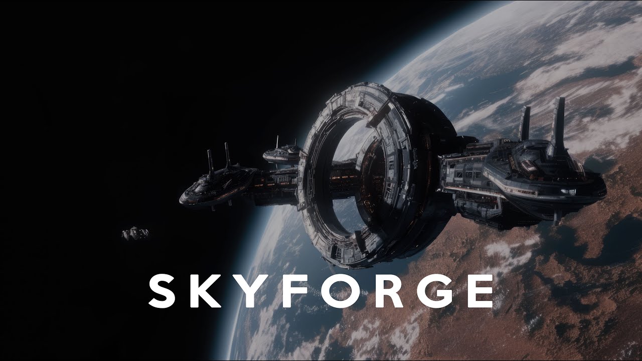Skyforge - Relaxing Sci Fi Music - Cinematic Space Ambient Music for Drifting Through Galaxies