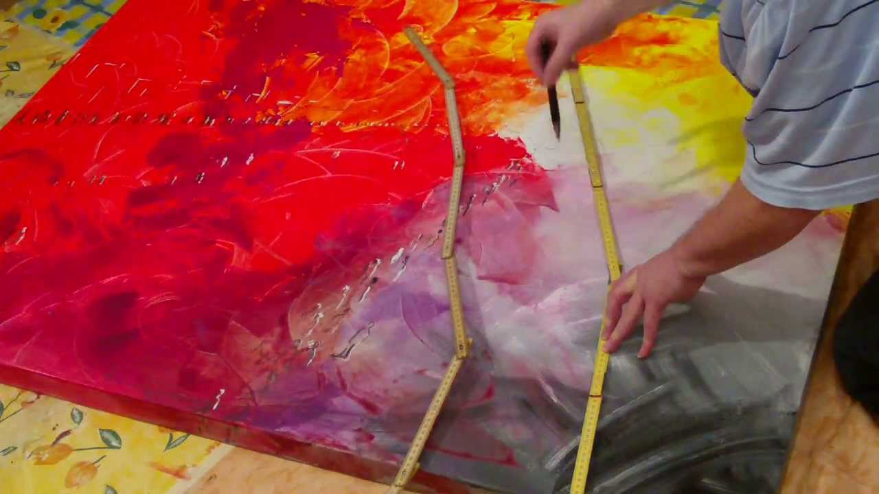Abstrakte Acryl-Malerei 