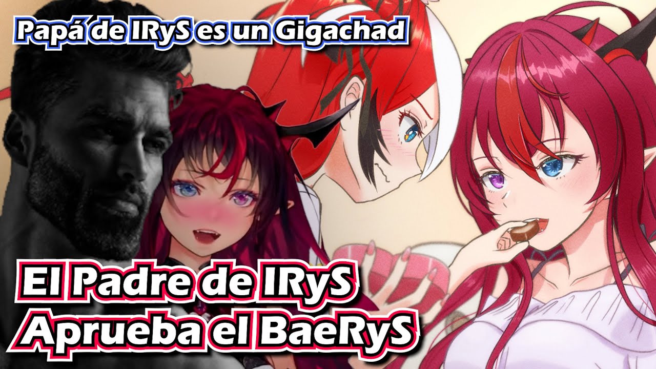 IRyS se da cuenta que a su papá le gusta su relación con Bae [Hololive Sub Español]