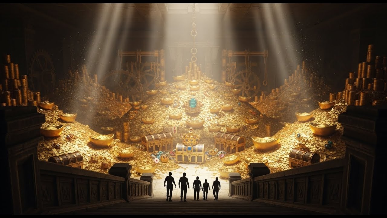 Beneath an Ancient Temple Floor: The Forbidden Staircase to a Mechanical Treasure Vault