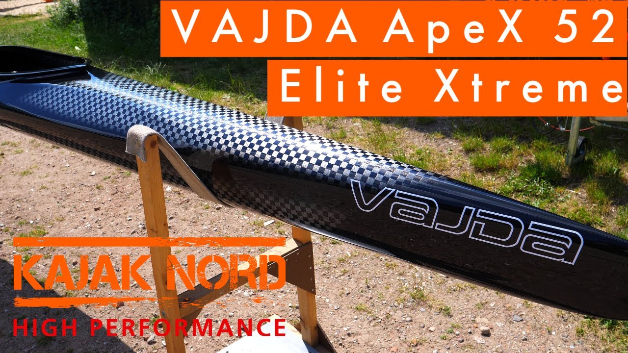 Kajak VAJDA ApeX 52 Elite Xtreme, Marathon Kajak, Rennkajak, Fitnesskajak 4K/HD 1080p anklicken!!!