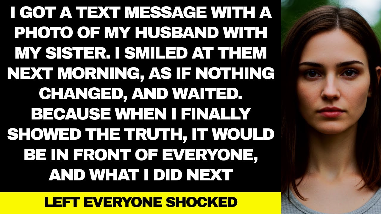 I Got a Text Message with a Photo of My Husband with My Sister — What I Did Next Left Him Begging