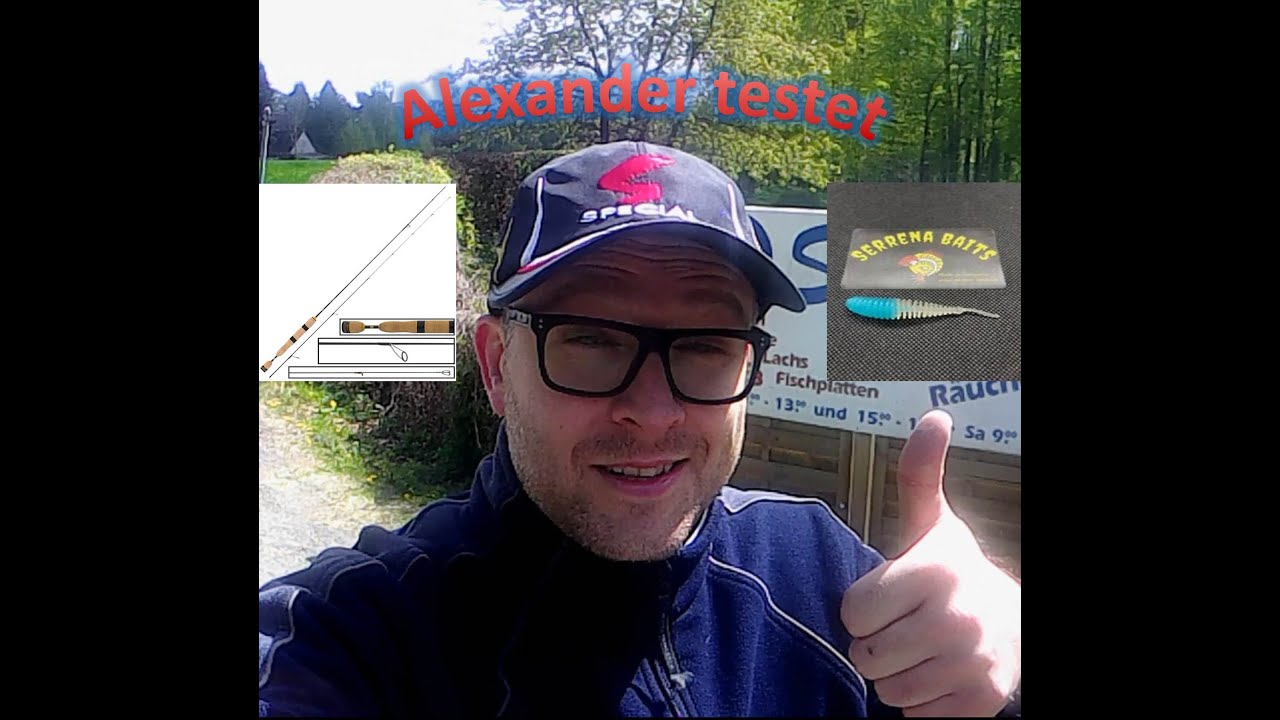Alexander testet - Tubertini Seika R18 Trout Area & Serrena Baits Gummis