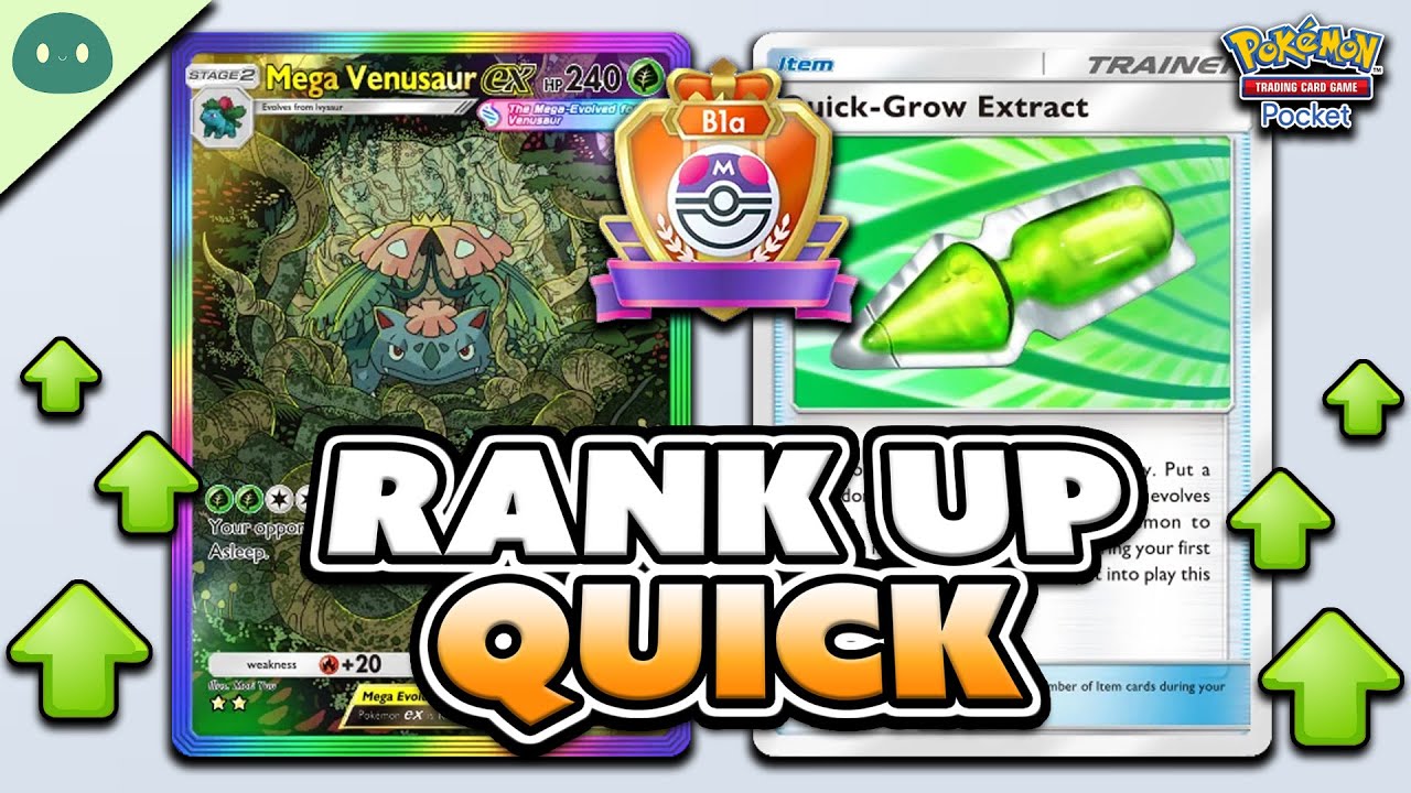 Mega Venusaur ex Got Me Master Ball Rank! | Pokemon TCG Pocket
