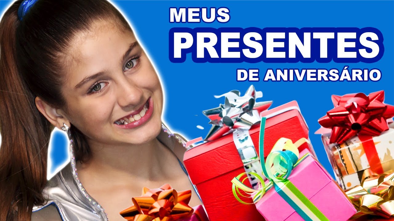ABRINDO MEUS PRESENTES DE ANIVERSÁRIO