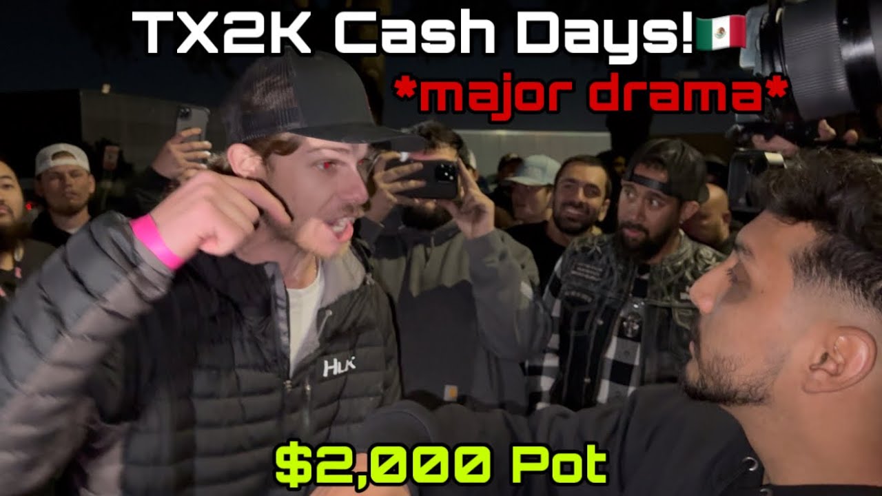 MAJOR DRAMA! TX2K Cash Days! $2,000 Pot #TX2K #TX2K25 #Race