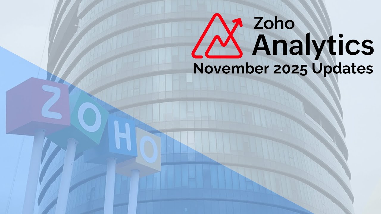 НОВИНКА! Обновления Zoho Analytics || Ноябрь 2025 г.