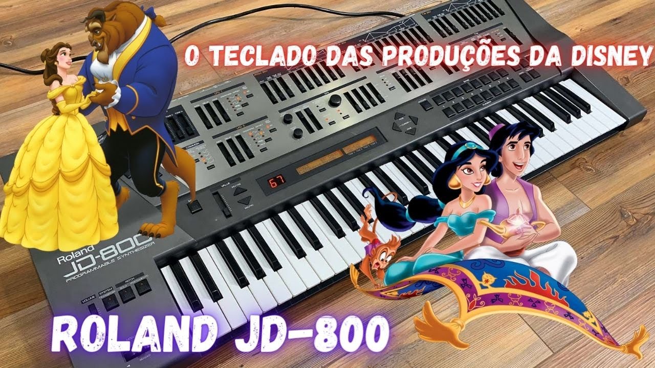 ROLAND JD-800 (REMAKE) by TIAGO MALLEN - FACTORY SOUNDS #roland #jd800 #disney #decadade90