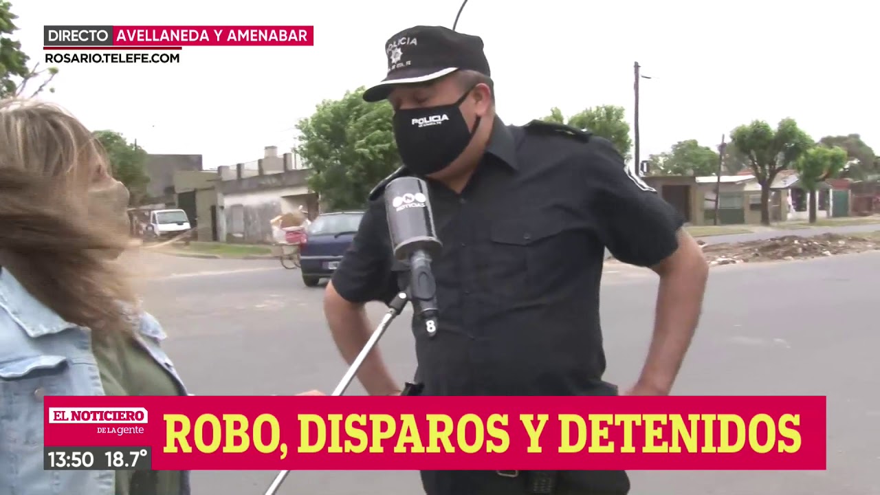 Avellaneda y Amenábar: robo disparos, heridos y detenidos - Telefe Rosario