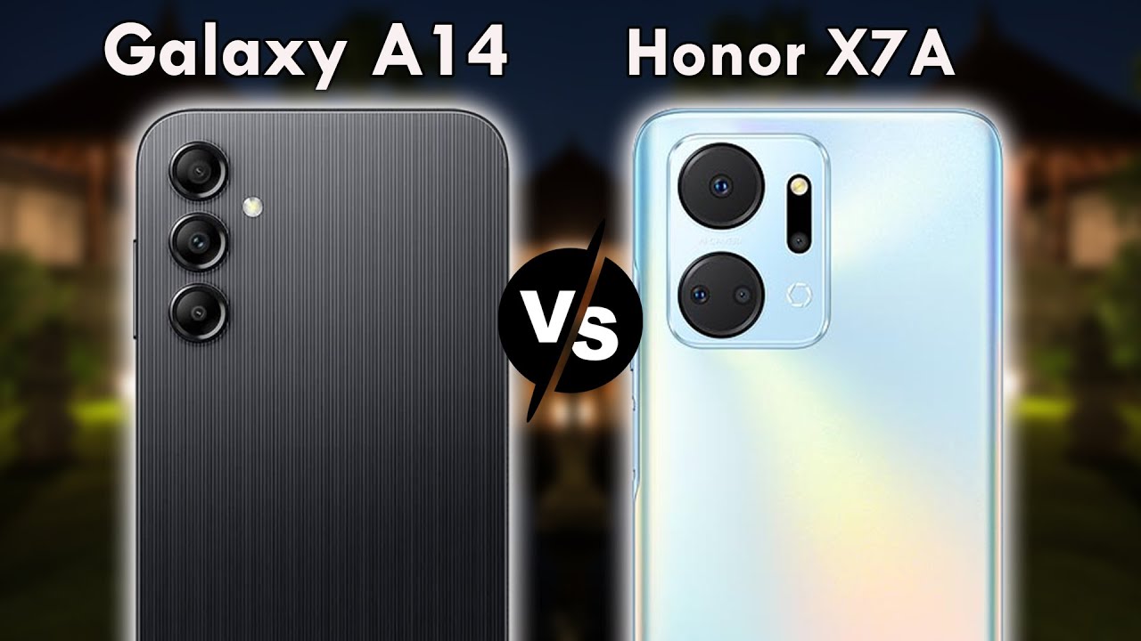 SAMSUNG GALAXY A14 4G VS HONOR X7A