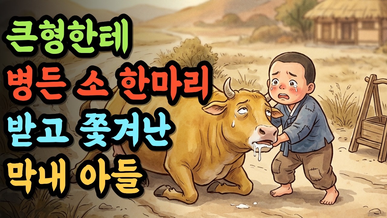 재산 독차지하고 동생 내쫓은 형이 거지가 되어 장터에 나타난 날, 동생이 꺼낸 문서 두 장 | 야담 옛날이야기 오디오북 전설 민담