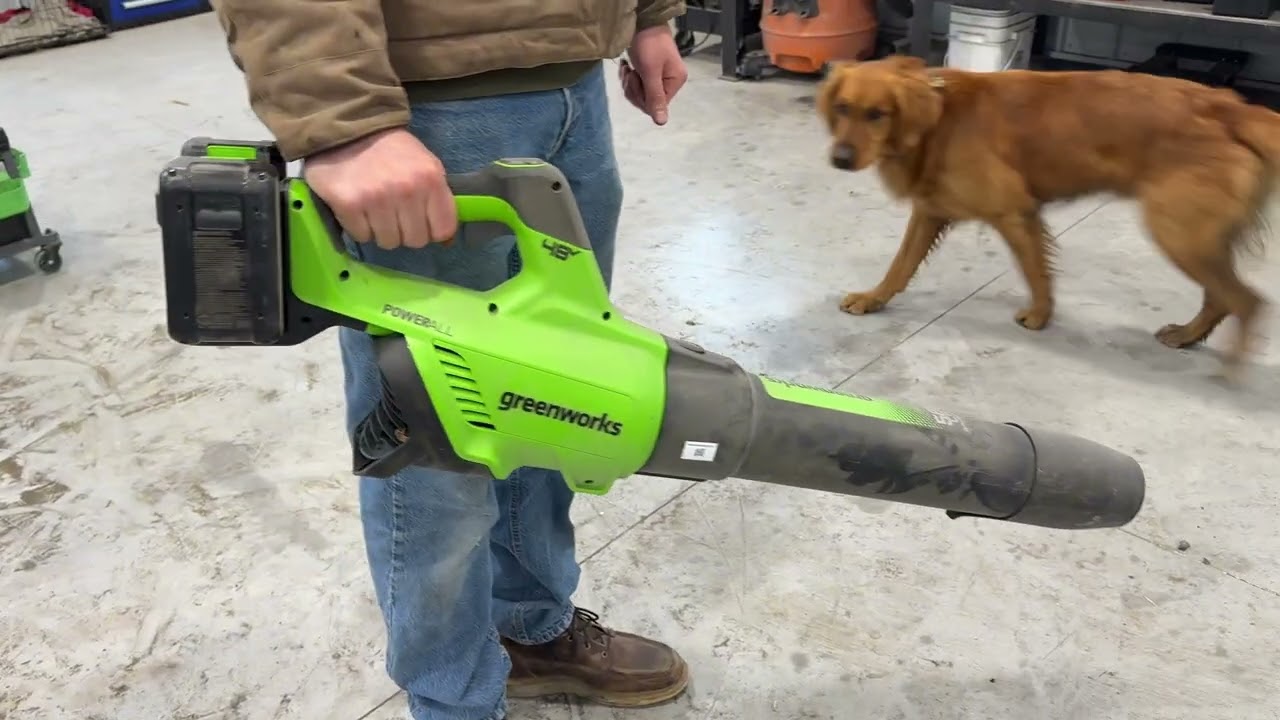 40V 550 CFM Brushless Leaf Blower