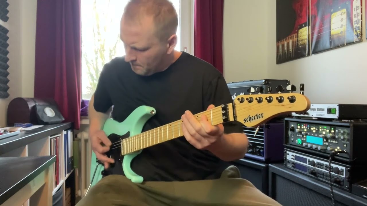 Metallica - The Four Horsemen w/Solos [ Guitar Cover ] Kemper with Schecter Sun Valley