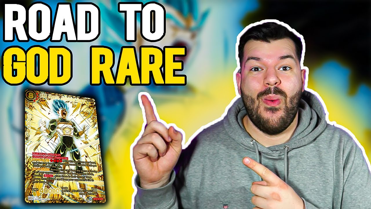 Die erste SECRET RARE  - Realm of the Gods  - Dragon Ball Super Card Game Display Opening