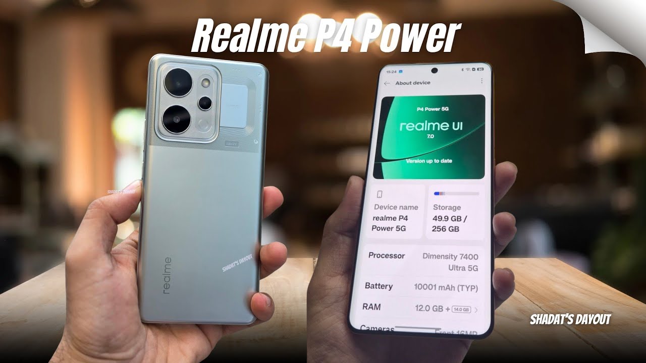 Realme P4 Power наконец-то здесь, и это настоящий прорыв!