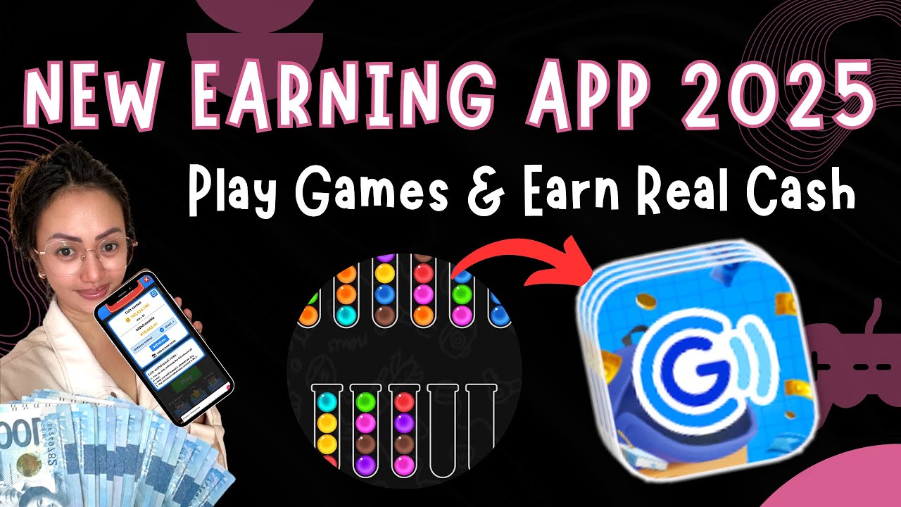 NEW EARNING APP 2025 | Play Games & Earn Real Cash #newearningapp2025 #earnonline #freegcashmoney 