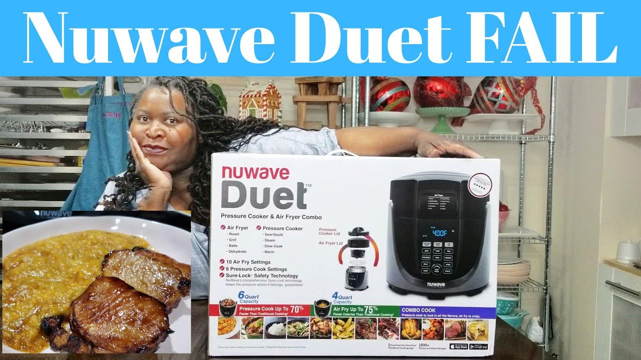 Nuwave DUET pressure cooker and air fryer REVIEW | SPOILER ALERT, I hate it | Nuwave Duet Review