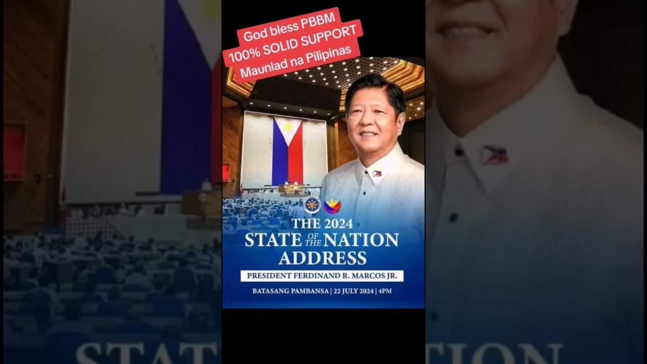 PBBM. SONA 2024 #PBBM