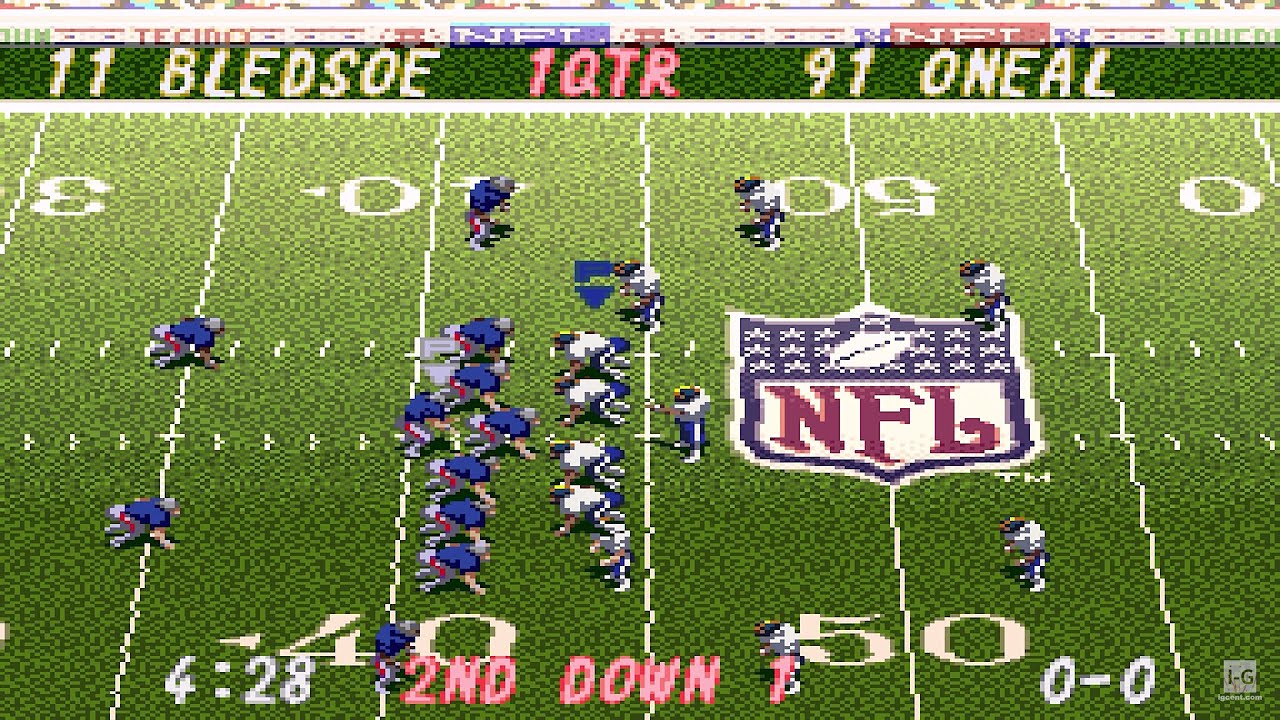 Tecmo Super Bowl II - SNES Gameplay (4K60fps)