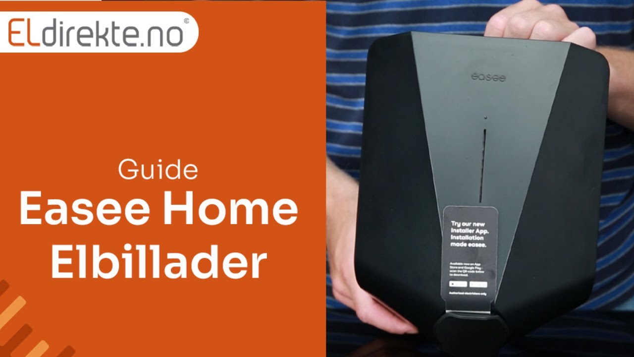 Easee home ladeboks til elbil | Effektiv og smart lading av din elbil!🟠