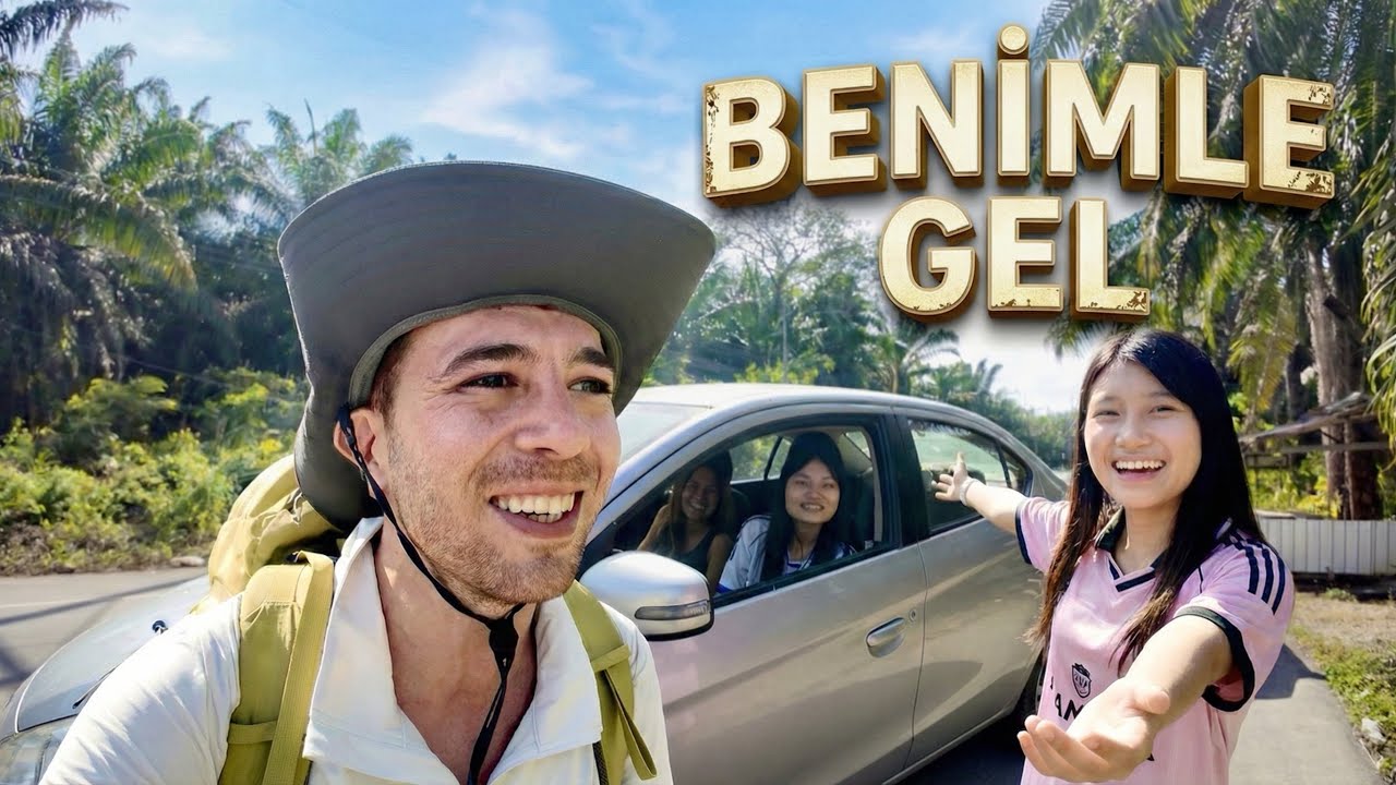 Tatilci Kızlar Benim İçin Durdu | 900 KM Yürüyorum Gün 5 🇹🇭