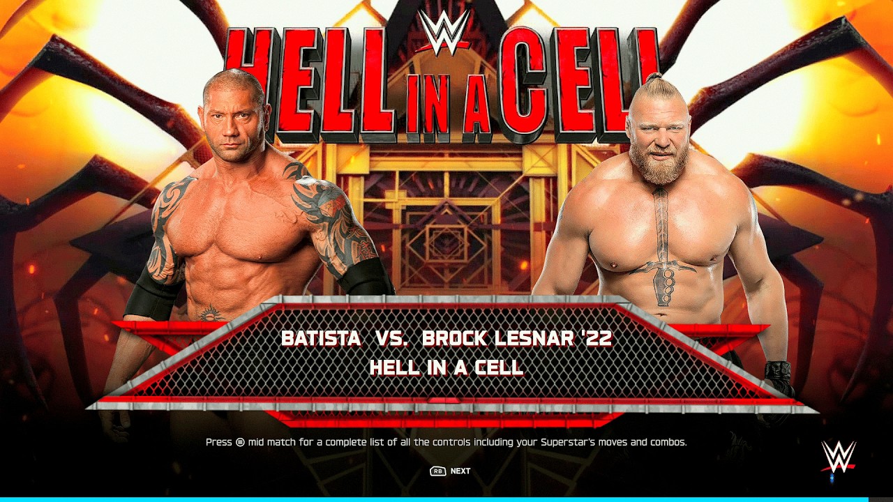 WWE 2K25 — Батиста против Леснара — Переосмысление забытых противостояний