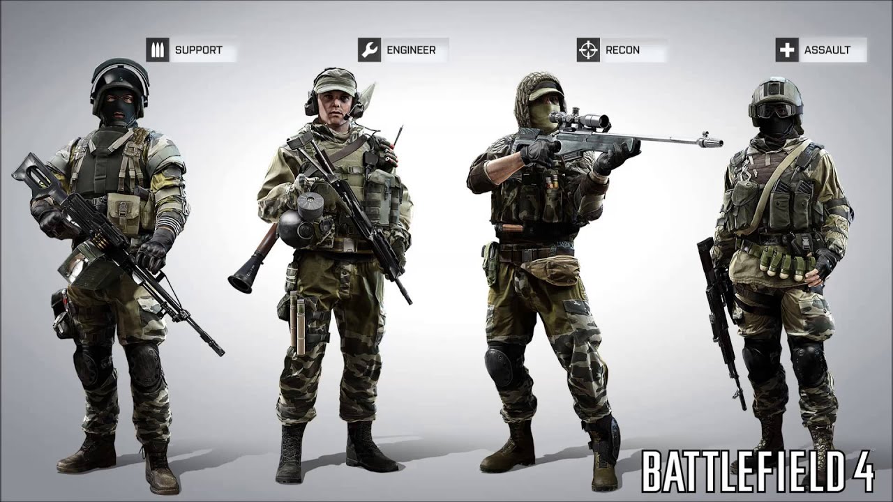BF4 MULTIPLAYER CHARECTERS!
