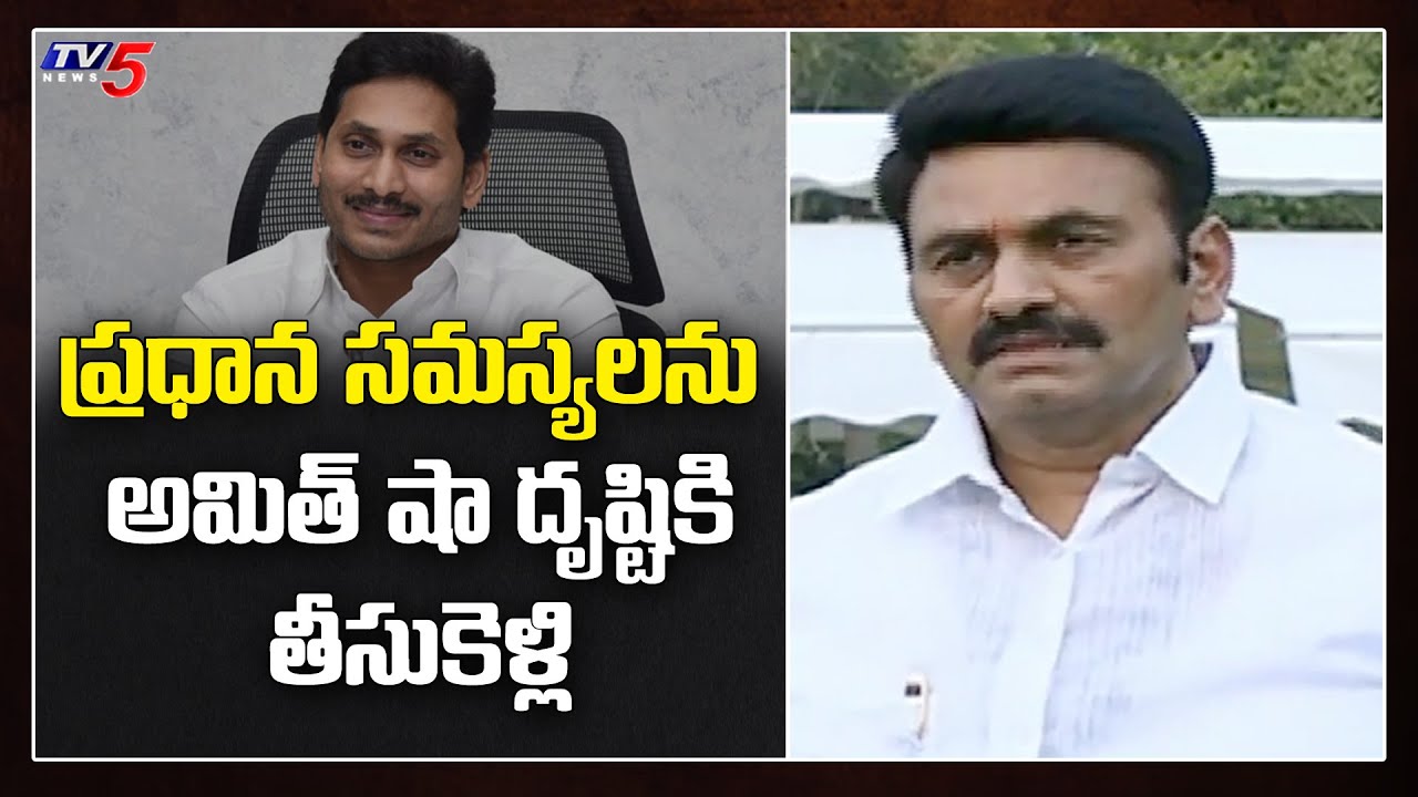 mp raghu rama krishnam raju Speak To Media After Meet With Amit Shah | TV5 News