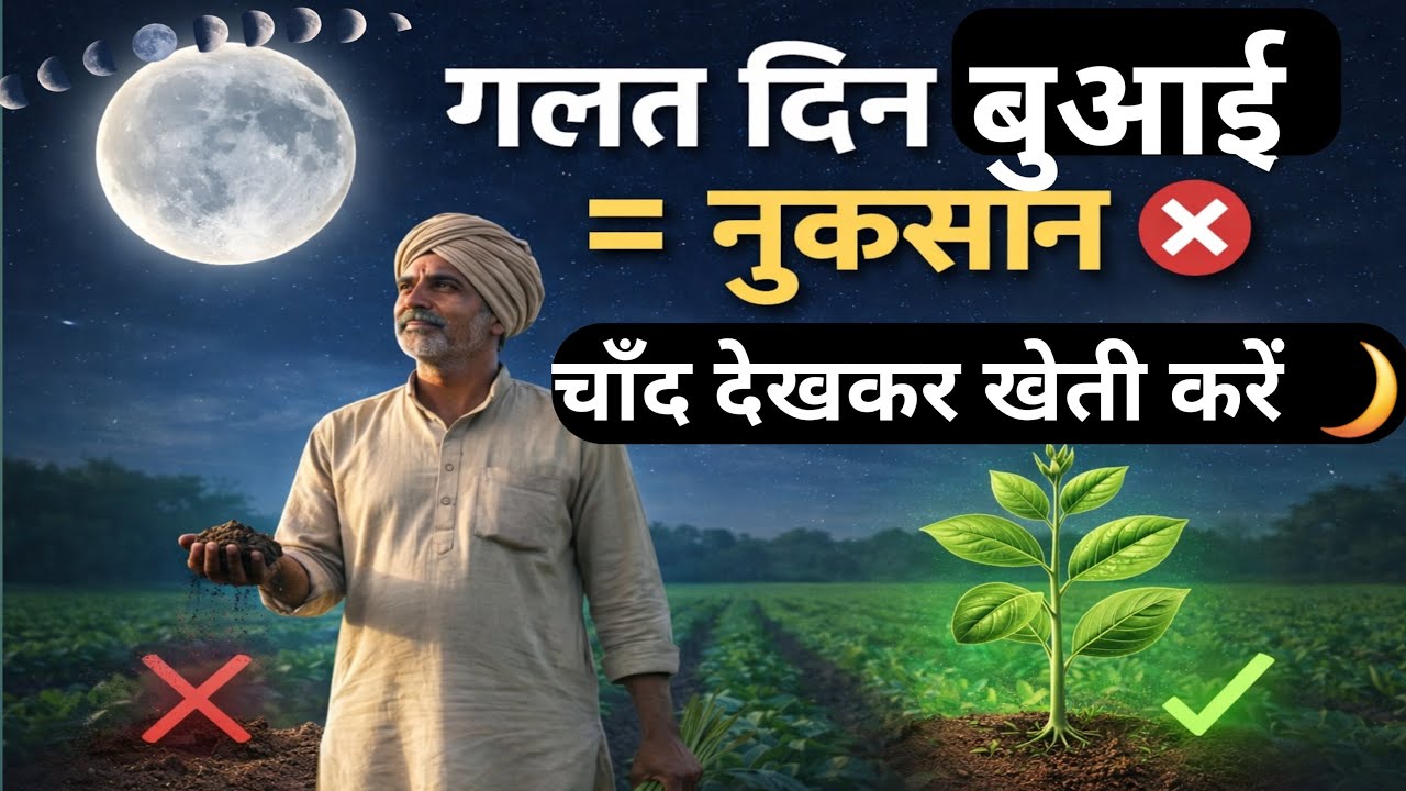 चंद्रमा आधारित खेती | सही दिन बोआई का पूरा सच #NaturalFarming #MoonBasedFarming #DesiKheti 