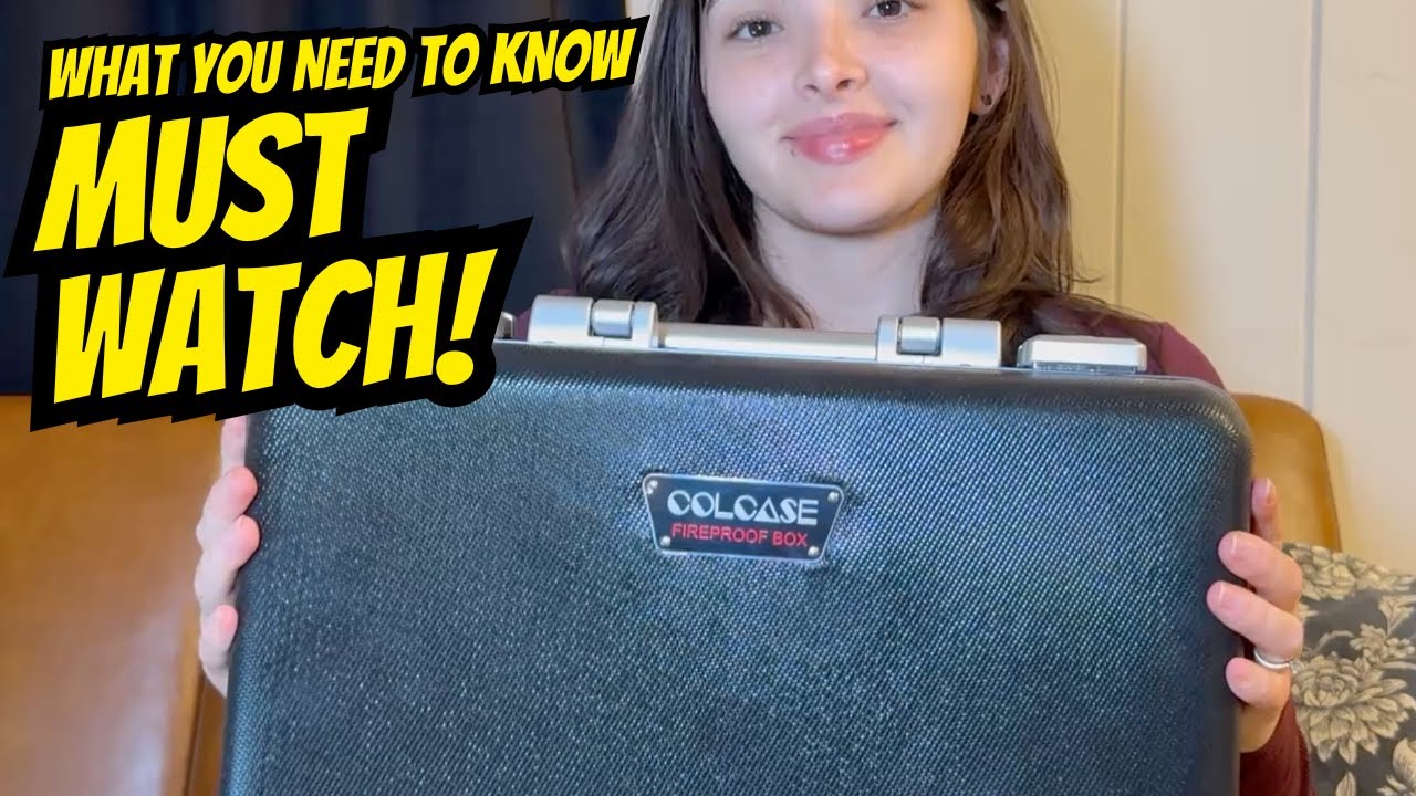 COLCASE Fireproof Document Box | Actually Organizes & Why I Love It #earnscommissions