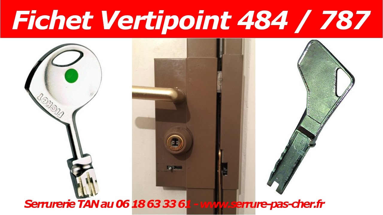 Comment changer le cylindre Fichet d'une serrure Fichet Vertipoint ancien?