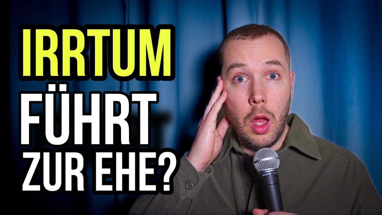 Größter Fehler seines Lebens führt zur Ehe (Crowdwork)