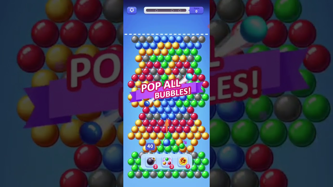 Shoot Bubble - Pop Bubbles Level 1 2 3 4 5 Walkthrough Solution Gameplay 