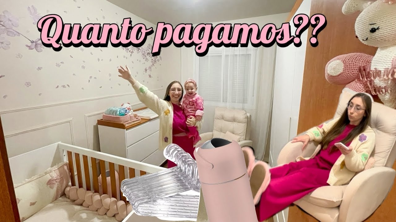 Quarto de Bebê dos Sonhos GASTANDO POUCO! Tour Completo + Preços e Links!