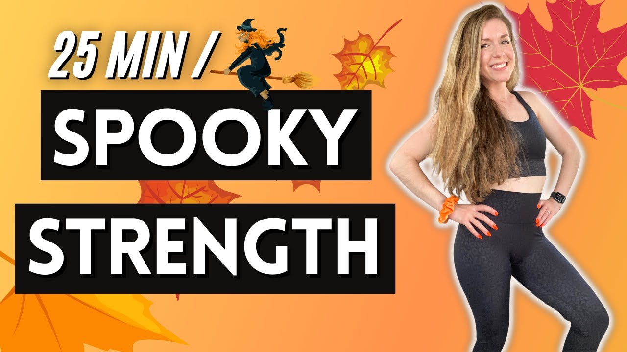 HALLOWEEN Themed Workout 👻 25-mins of SPOOKY STRENGTH Moves!