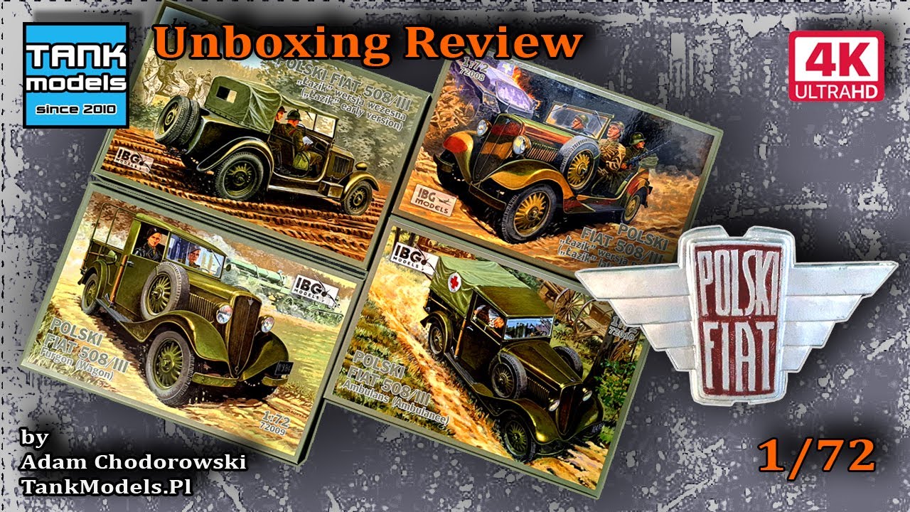 Unboxing 323 - 1:72 Polish Fiat 508/III - IBG Models 72007-72010