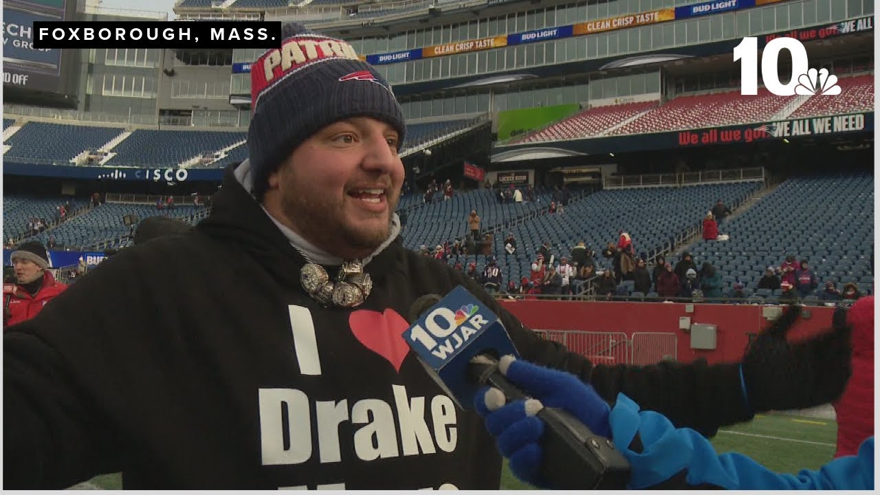 Cold weather doesn't stop Patriots fans from seeing team off to Santa Clara