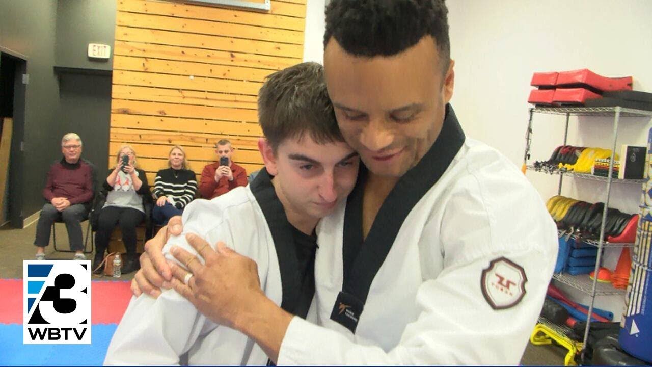 Autistic Man Who Nearly Died From A Heart Condition Earns Black Belt