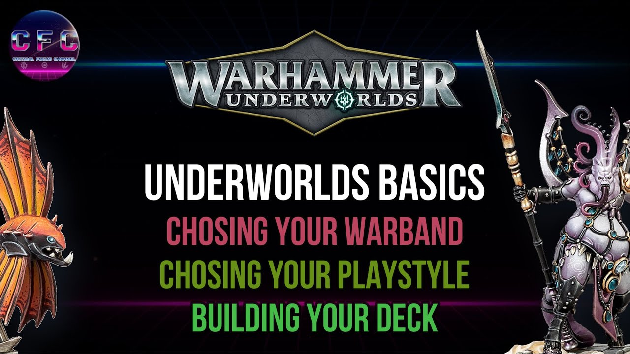Основы Warhammer Underworlds: выбор отряда, выбор стиля игры и создание колоды