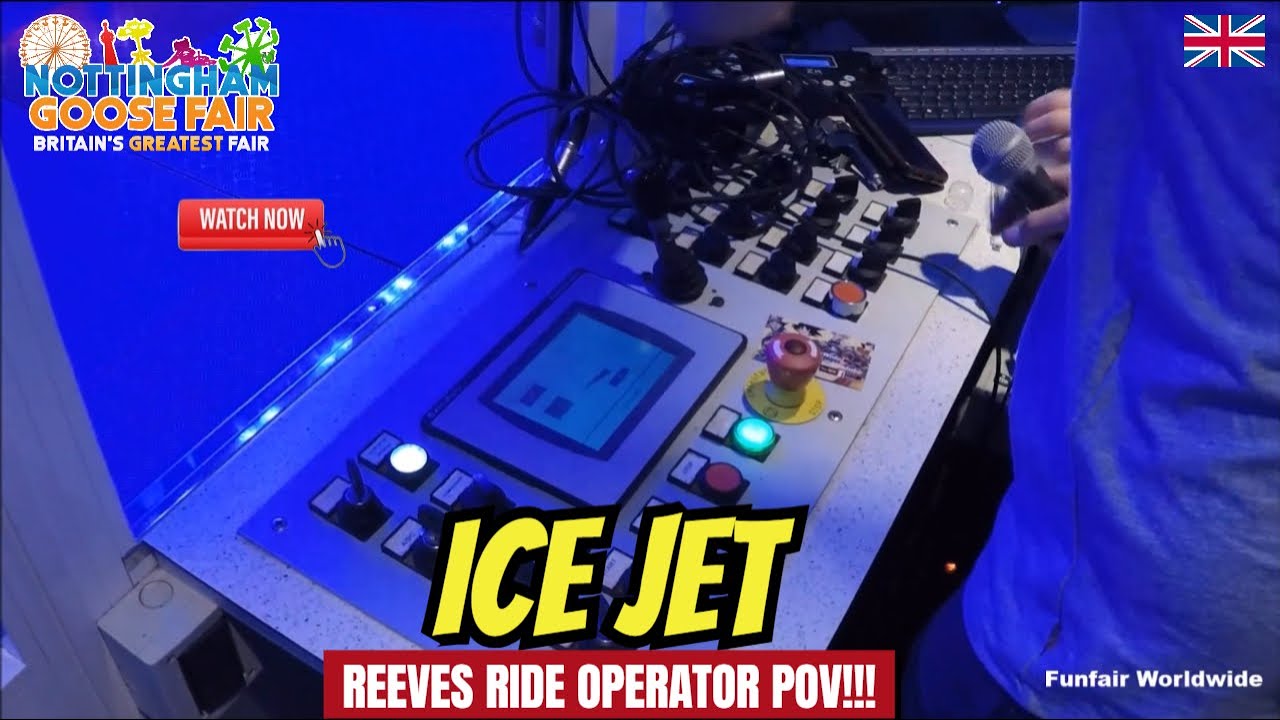 Experience the Thrill: Reeves ICE JET Operator POV at Nottingham Goose Fair 2017! 🇬🇧