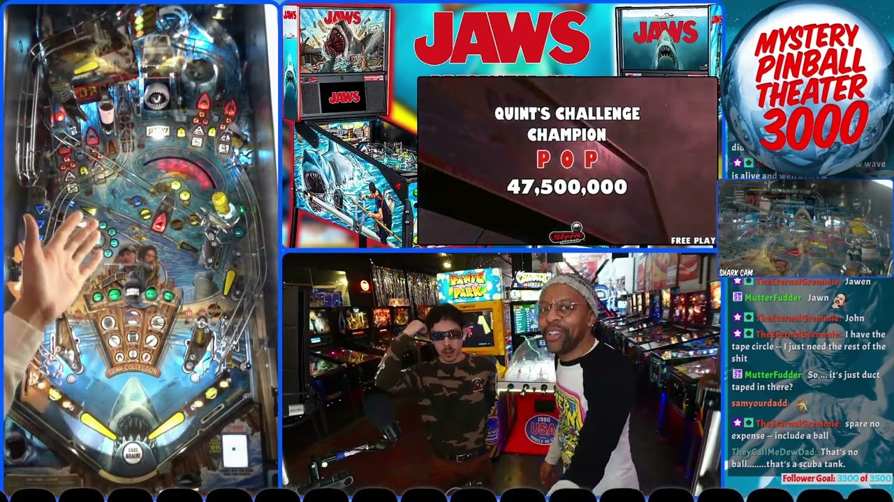 JAWS Premium (Stern 2024) - Featuring Ball-Eating Shark