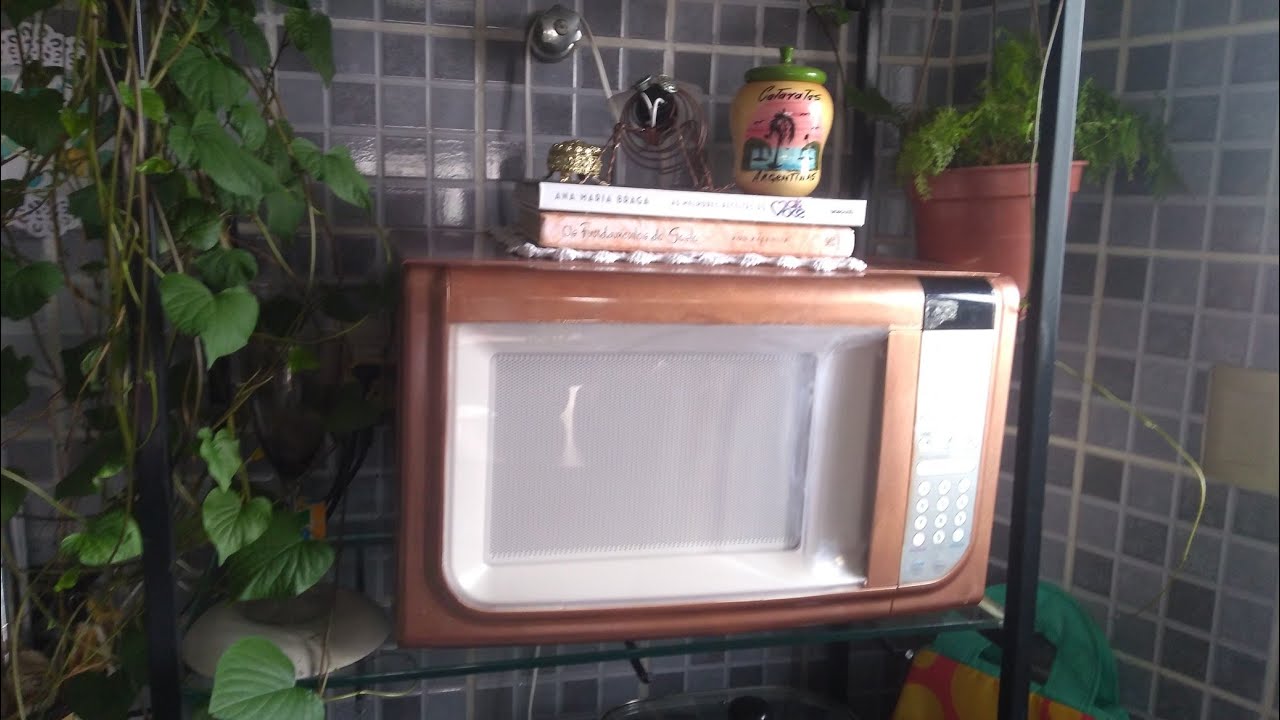 Pintando o microondas de Rose Gold (Como pintar do jeito certo)