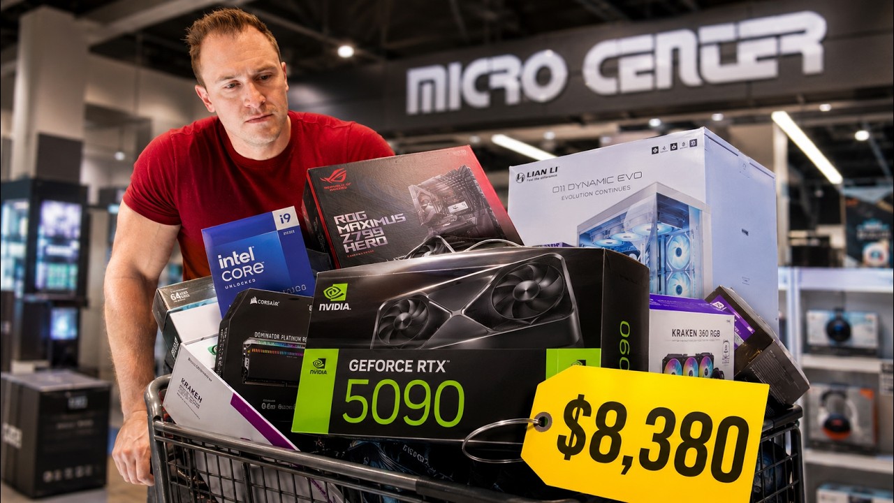 I Bought a MAXED Out Microcenter Gaming Setup!