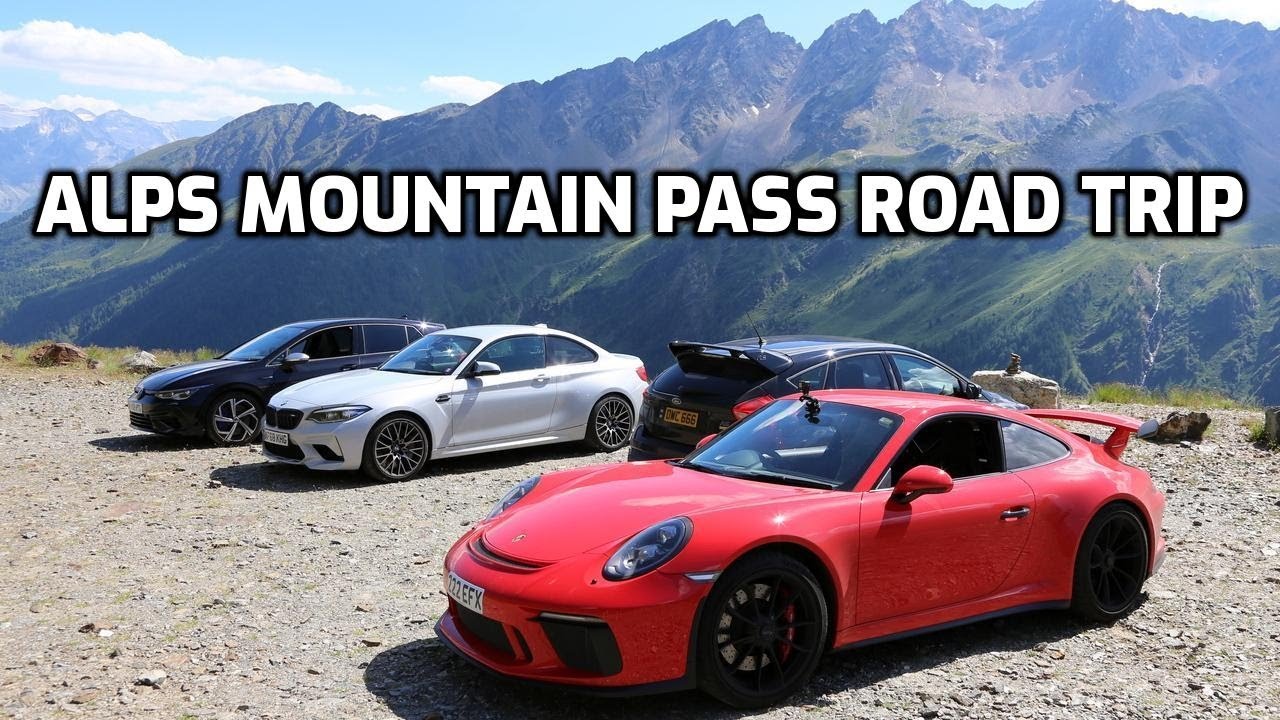 Driving the Swiss and Italian Alps Mountain Roads. Furka Pass and More!