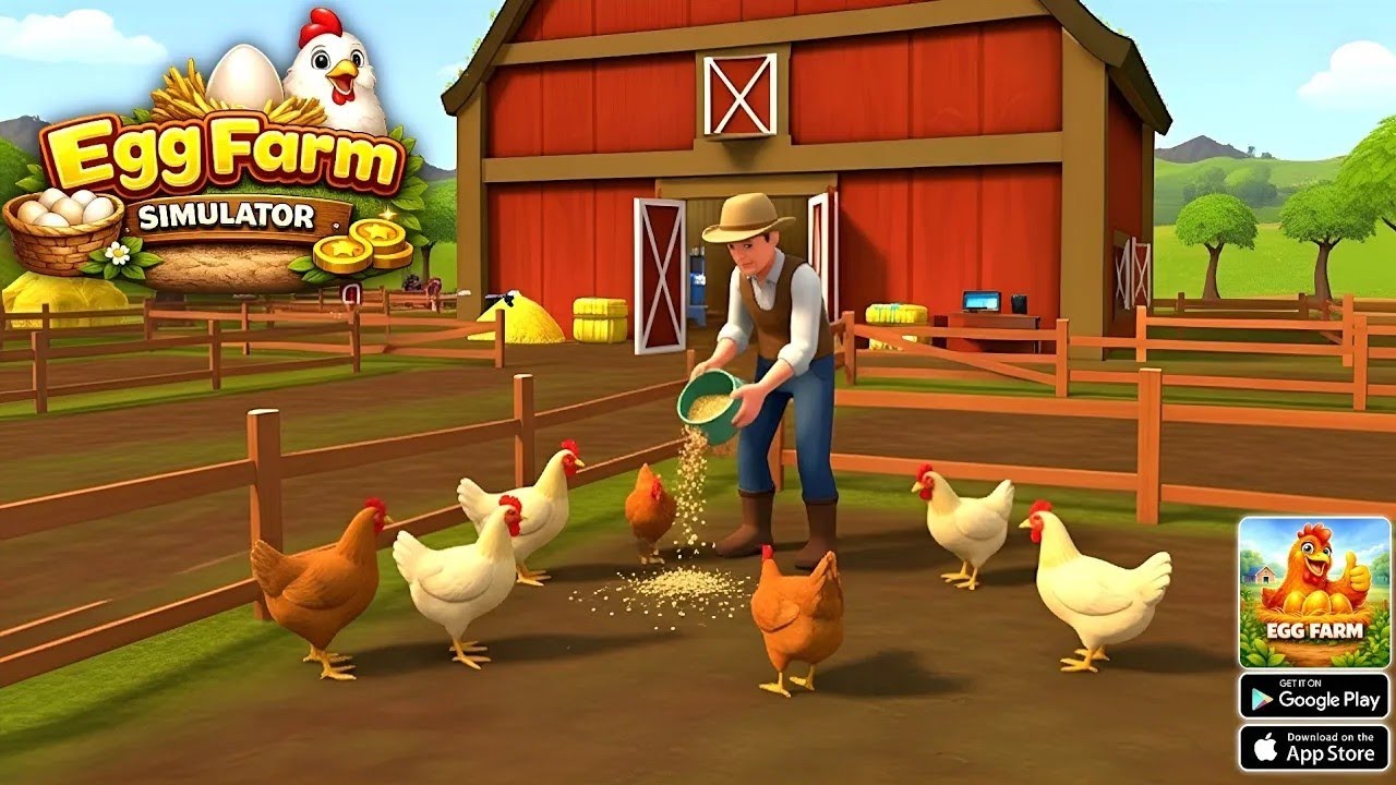 I Opened My New Egg Farm 🐔 || Egg & Ranch Farming Simulator Mobile Gameplay 🙂 ( Android & iOS)